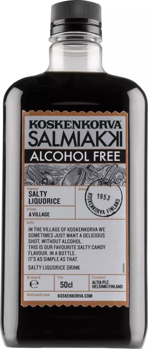 Alcohol free Koskenkorva Salmiakki