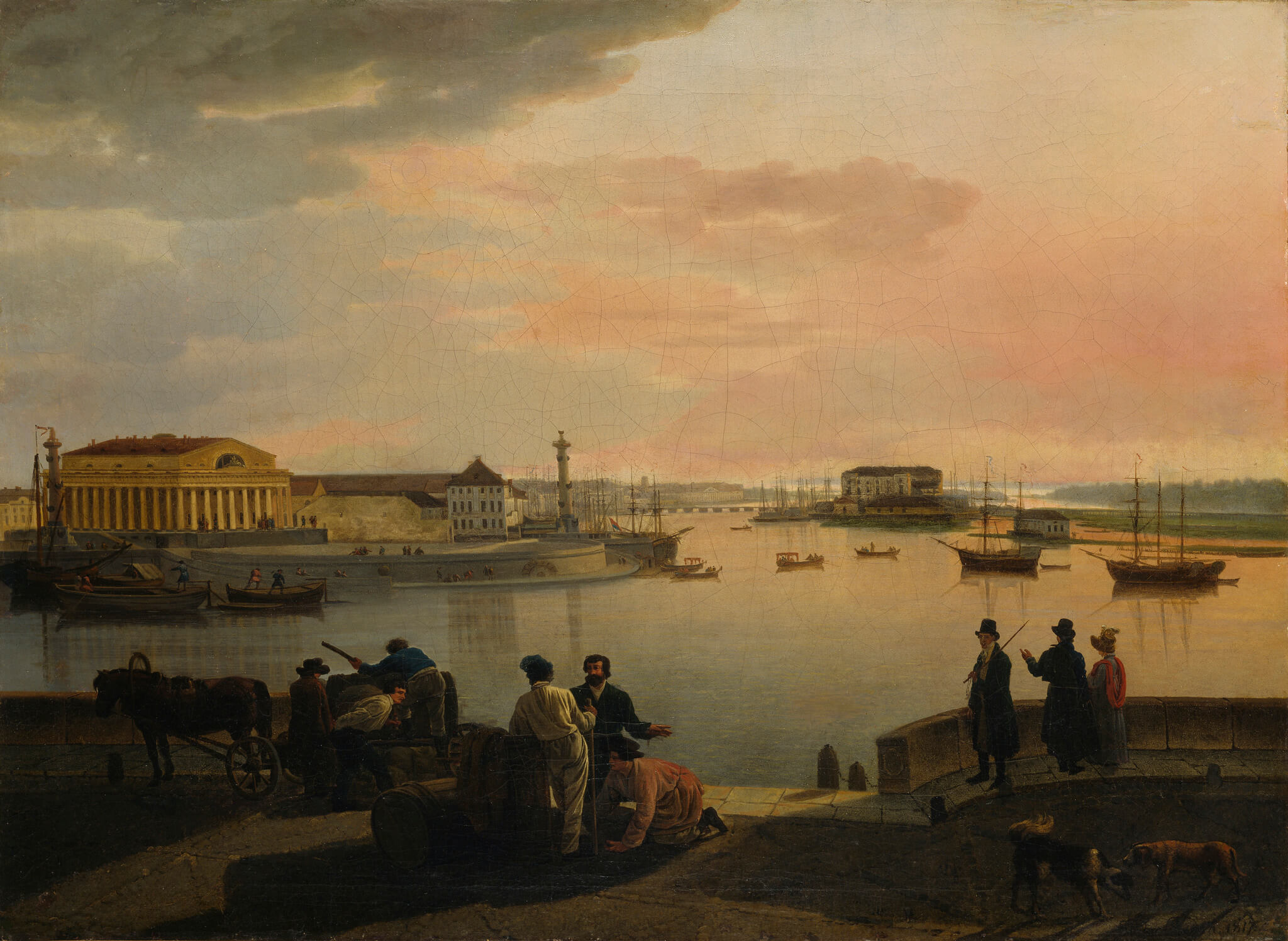 Artwork: Silvestr Feodosievitš Štšedrin: A View from St. Petersburg, 1817