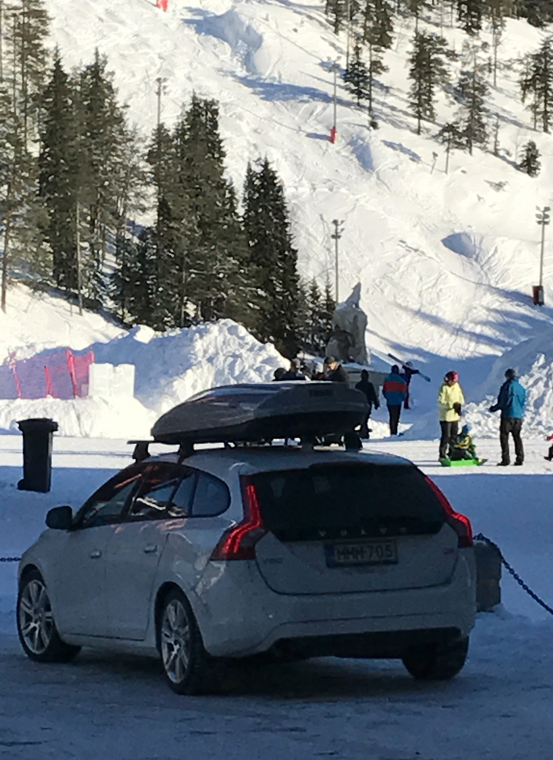 Volvo in Lapland resort